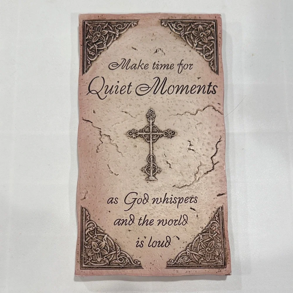 Decorative Plaque with Inspirational Quote